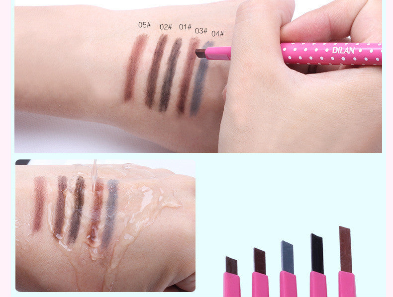 Auto-rotating Square Machete Eyebrow Pencil Set